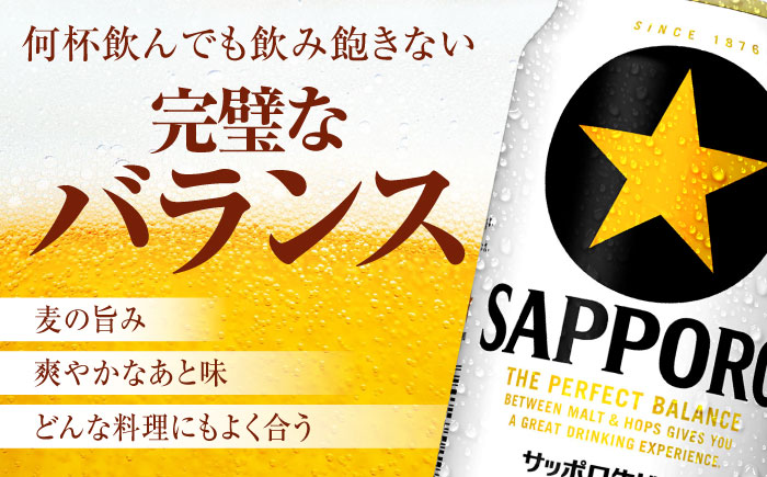 ビール飲み比べ サッポロ ヱビスビール(350ml×24缶)・サッポロ 黒ラベル(350ml×24缶) 各1箱2種セット　日田市 / 株式会社綾部商店 ビールセット 飲み比べ びーる ビール [ARD