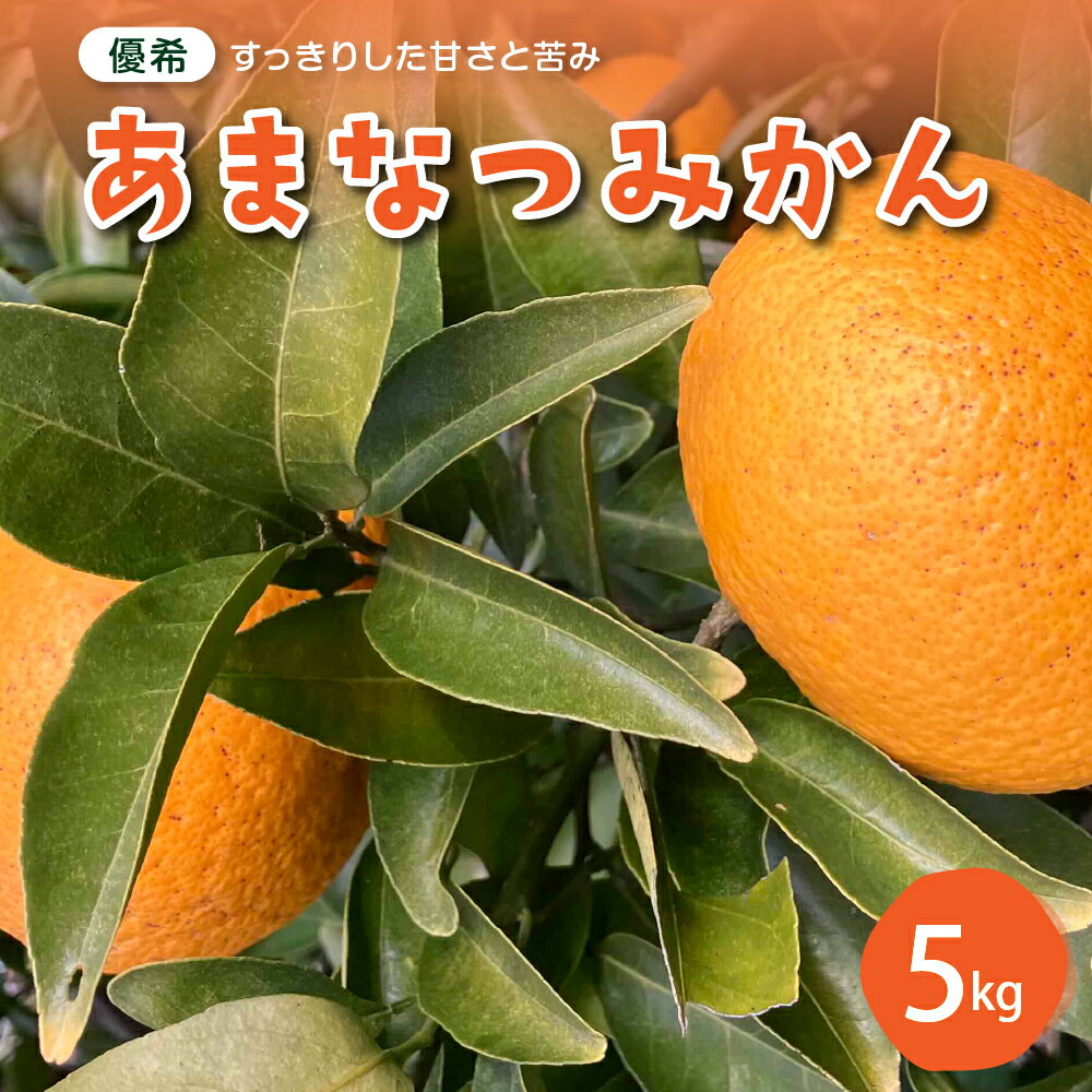 【ふるさと納税】【 2026年 2月 上旬～発送】栽培期間中無農薬 甘夏みかん 5kg みかん 先行受付 ミカン 蜜柑 あまなつ 果物 くだもの フルーツ 柑橘 送料無料 産地直送 お取り寄せ 春 旬 広島県 呉市
