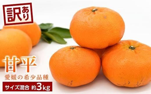 【2027年1月下旬頃から順次発送】＜訳あり＞甘平(かんぺい) 約3kg