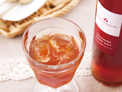 さくらんぼ佐藤錦 100％ ジュース (500ml×2本) 佐藤錦提供 山形県 東根市 hi004-hi029-025　（果物 くだもの さくらんぼ ジュース 500ミリ 2本 国産 産地直送 お取り