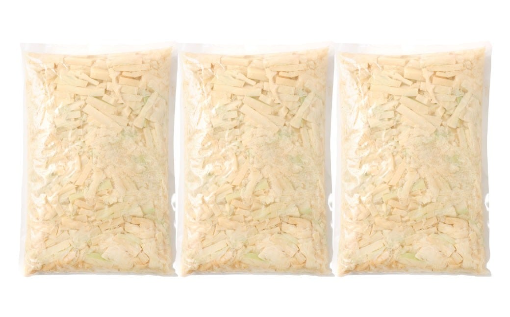 【水煮メンマ】 大容量サイズ 国産竹メンマ 「翠菜」 約1.8kg×3袋