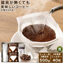 【ふるさと納税】コーヒー豆＆フィルター付きスターターセット 豆 250g×2袋 合計500g 1杯専用 コーヒーフィルター 20枚×2パック 計40枚入り コーヒー 珈琲 スペシャルティコーヒー 2種 セット 送料無料