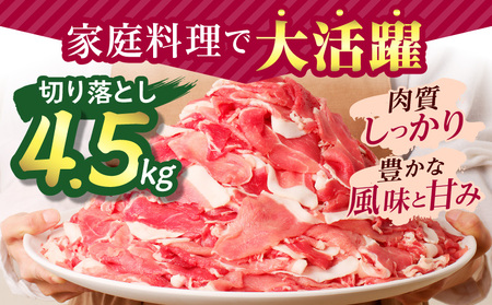 宮崎県産豚肉 切り落とし4.5kg 切り落とし スライス 4.5kg