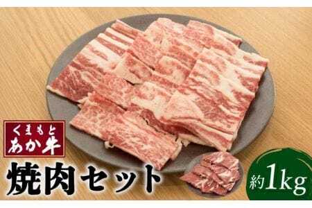 牛肉 くまもと あか牛 焼肉用 セット 合計約1kg