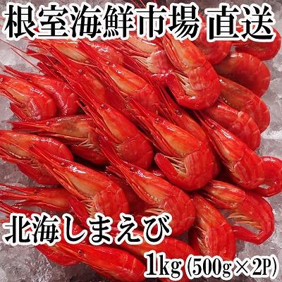 ふるさと納税 根室市 根室海鮮市場<直送>北海しまえび500g×2P B-28119