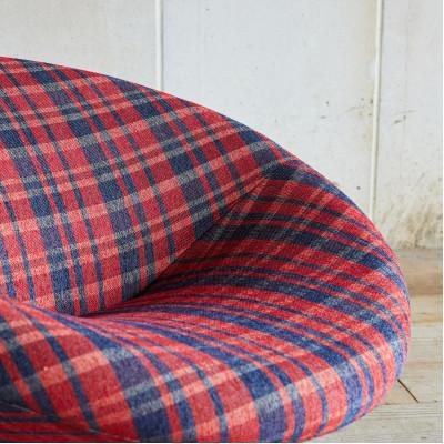 ふるさと納税 富田林市 Space Chair 1人掛け(スペースチェア)ガルボ タータンレッド【SWOF】 |  | 01