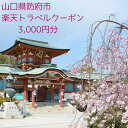 【ふるさと納税】山口県防府市の対象施設で使える楽天トラベルクーポン 寄付額10,000円（クーポン額3,000円分）