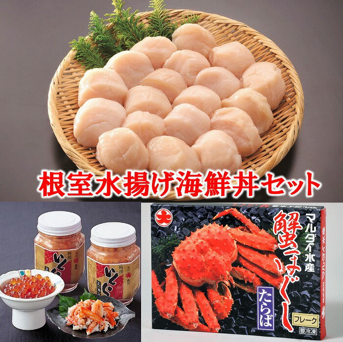 【北海道根室産】根室水揚げ海鮮丼セット