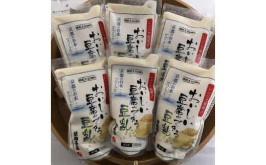 
レンジで簡単「おいしい豆腐ができる豆乳(にがり付)」6個入りセット【1247139】
