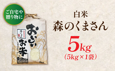 〈令和8年度産米〉先行予約 熊本県産 お米 森のくまさん 5kg 【すみれファーム】 令和7年産 [ZEP072]