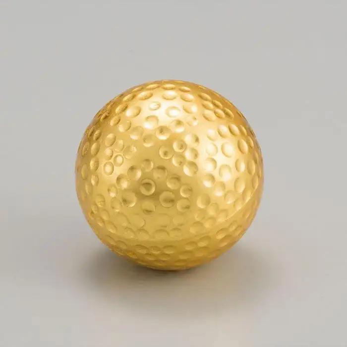 【箔一】 金箔 ゴルフボール メダリスト (金) 3個セット 金沢箔 金箔使用 ゴルフグッズ 記念品 お土産