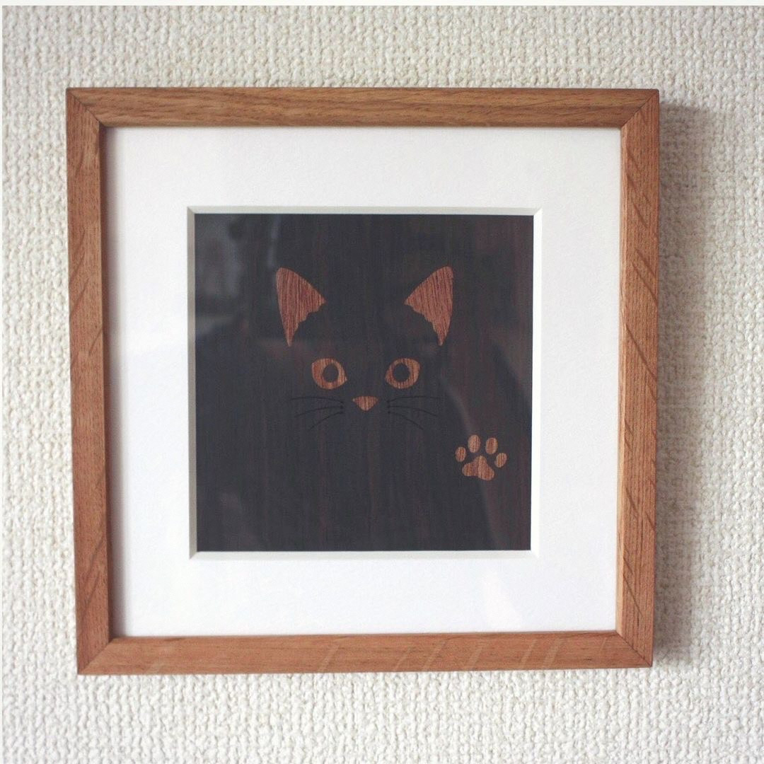 
                  壁掛け招き猫　黒猫
                