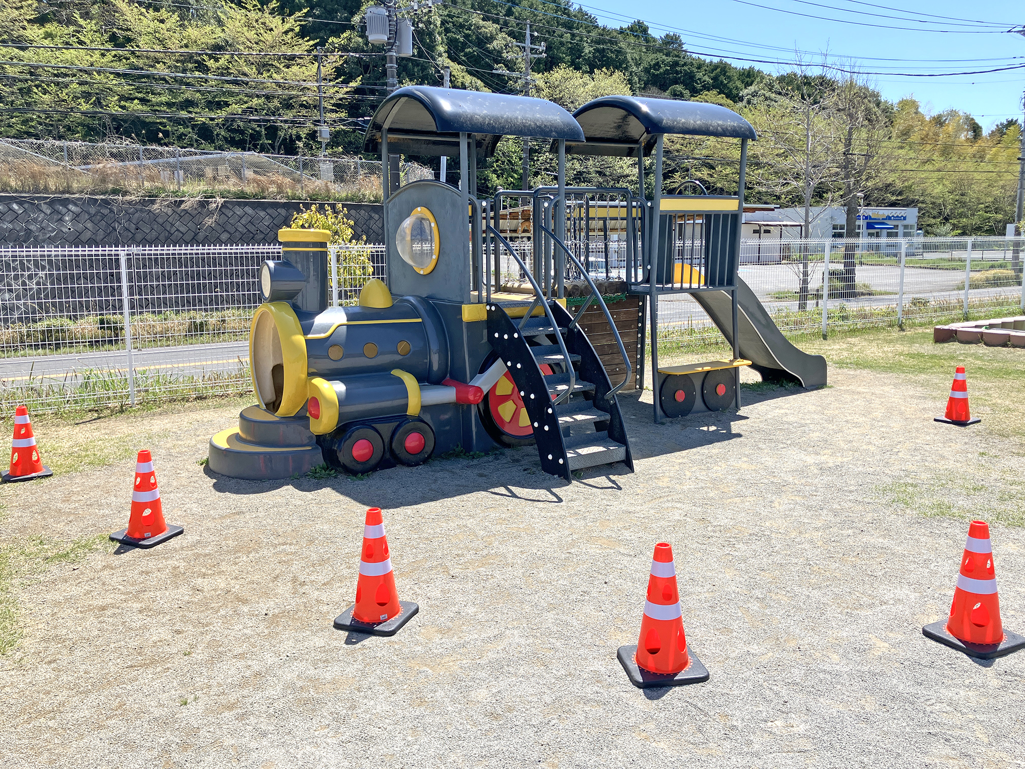 No.294-01 穴あきコーン450 5個セット ブルー
