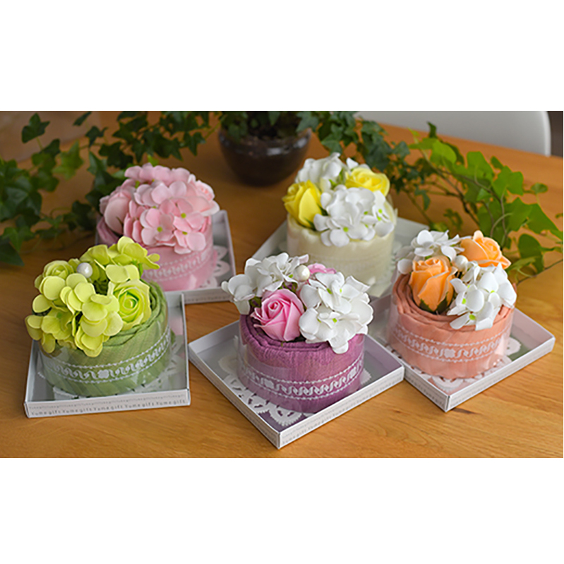 【スピード発送】泉州タオルケーキ フレグランスフラワー G1252