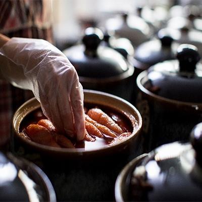 ふるさと納税 大野城市 福ふく　だし仕込み壺漬け明太子(150g×2個セット) |  | 02