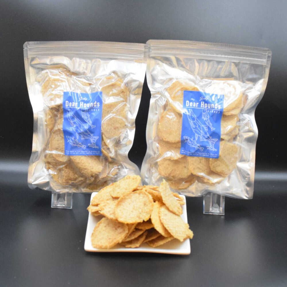 【ふるさと納税】愛犬・愛猫用おやつ 鱈 コインチップジャーキー 計200g（100g×2個） | ペットフード ペット用 ジャーキー ドッグフード おやつ | Dear Hounds[BOAE036]