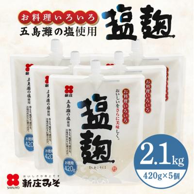 ふるさと納税 安芸高田市 塩麹 お徳用セット [No5895-0772]