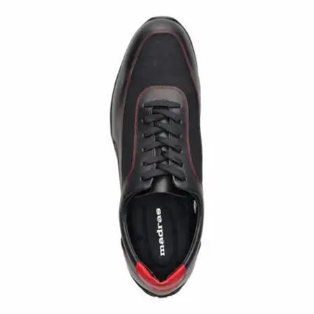 madras(マドラス)の紳士靴 ブラック×レッド 25.0cm M3361G【1430631】