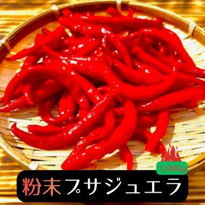 ふるさと納税 熊野市 【テレビで紹介されました】【熊野唐辛子】プサジュエラ(粉末) 1000g