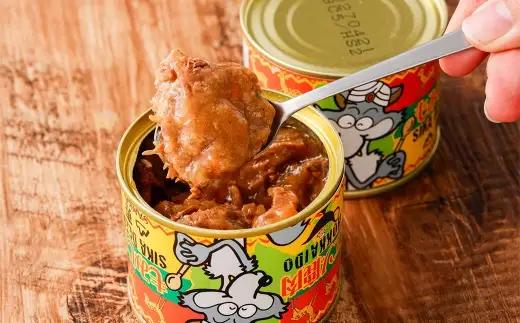 【 3回 定期便 】 エゾ鹿肉 もみじカレー 缶詰 6缶セット エゾ鹿肉 えぞ鹿肉 シカ肉 しか肉 ジビエ