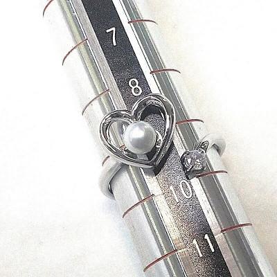 ふるさと納税 伊勢市 リング・ハート(淡水本真珠・ボタン)SV製　1920 |  | 03