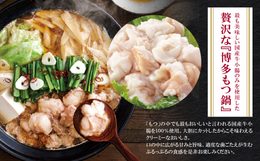 やまや 明太子付き・博多もつ鍋(あごだし醤油味)3～4人前
