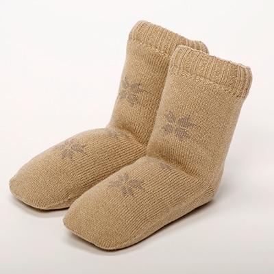 ふるさと納税 横瀬町 メリノン「靴下」(L、ベージュ) |  | 01