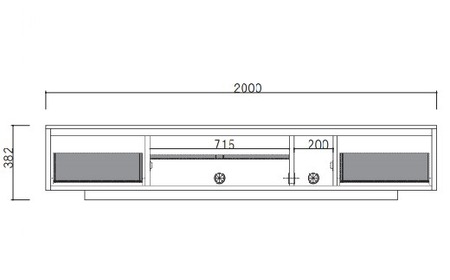 ENN 200 テレビボード WN