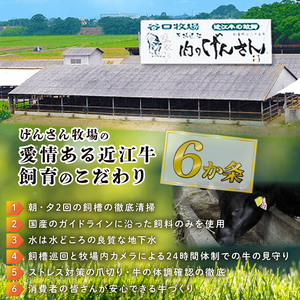 近江牛A5ランク絶品赤身モモすき焼・しゃぶしゃぶ用450g