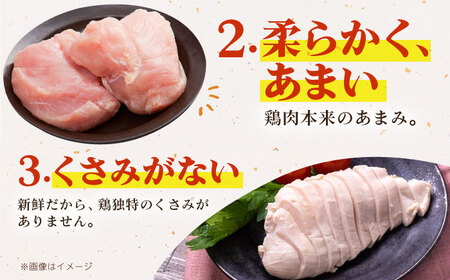 【全3回定期便】 ありたどり ムネ肉 ブロック 計1kg 【肉の三栄】[HAA161] 鶏肉