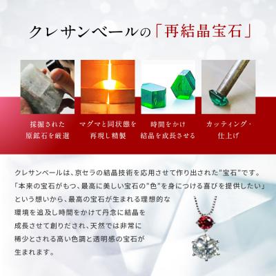 ふるさと納税 京都市 【京セラ】クレサンベール〈ルビー・天然ダイヤモンド〉ペンダント |  | 03