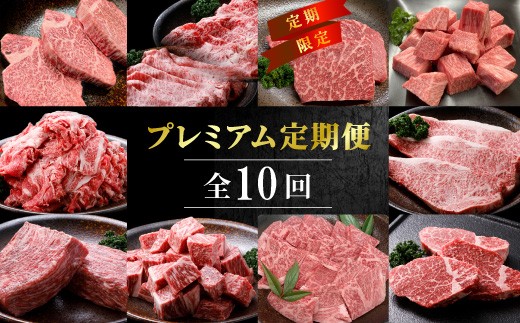 
                  毎月限定3セット！全10回 国産 黒毛和牛★PREMIUM★定期便 シャトーブリアン 赤身ステーキ ステーキ 切り落とし カタロース 焼肉カタロース サーロインステーキ ロースステーキ ステーキ 限定 定期便 根羽村 ブランド牛
                