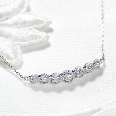 ふるさと納税 甲府市 Pt ダイヤ(0.50ct)　ラインPN　330629 |  | 01