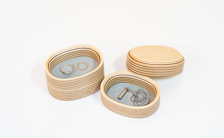 【ウッドデザイン賞受賞】木製小物入れ　tower　ov