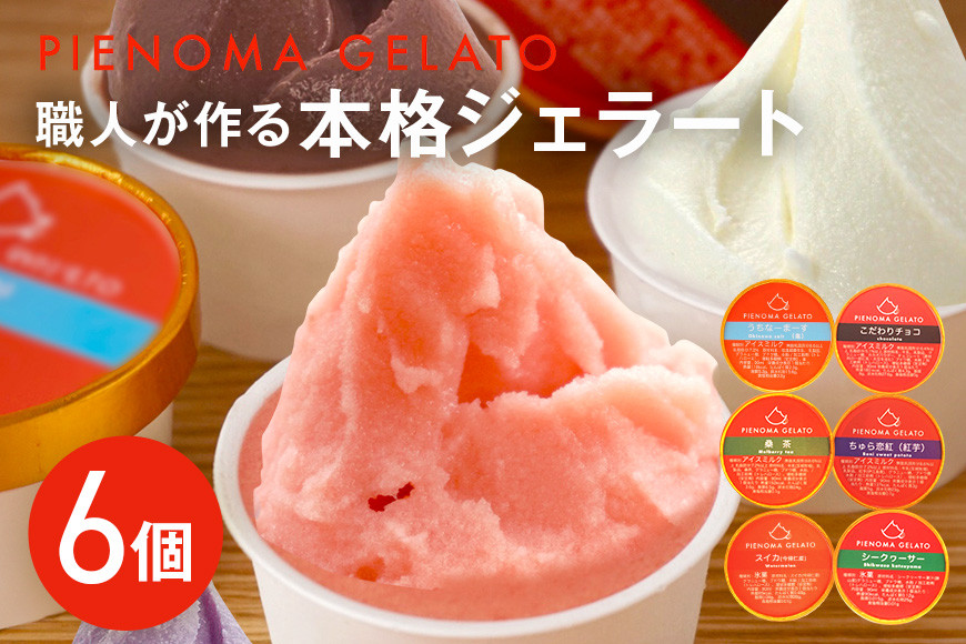 
            職人が作る本格ジェラート6個セット
          
