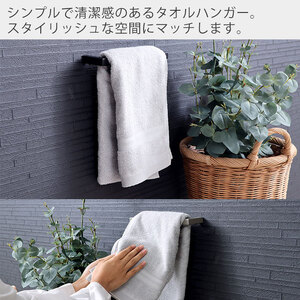 タオル掛けハンガーストレート Blan(ブラン) シャンパンゴールド