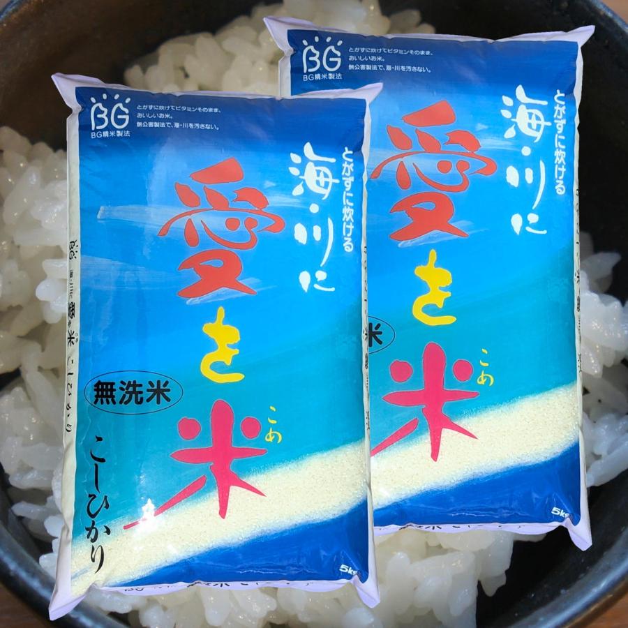 【令和6年産新米】＜藤本米穀店＞島根県産「BG無洗米コシヒカリ」5kgx2