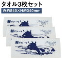 【ふるさと納税】タオル 3枚セット 幅約840mm×高さ約340mm フェイスタオル 日用品 菊池一族 送料無料