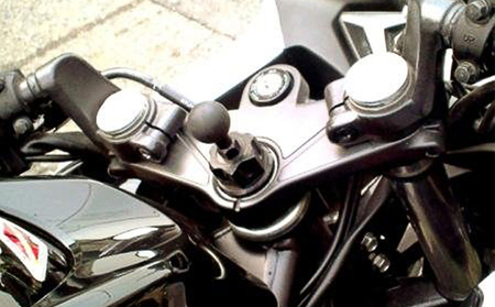マルチマウントベースφ25　Honda（ホンダ）NSR250R CBR250R（2010～）CBR600RR他用 NAVI-MS-M24B25 雑貨 日用品