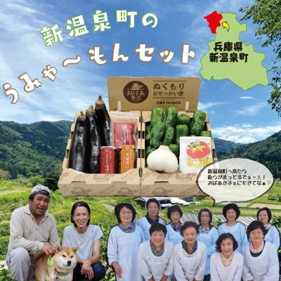新温泉町うみゃ～もんセット(野菜・加工品など)【配送不可地域：離島・北海道・沖縄県・東北】