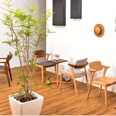 ふるさと納税 関市 B.H.ダイニングチェア(ショートアーム)【オーク+ウォルナット材】JBH-DCX208A |  | 01