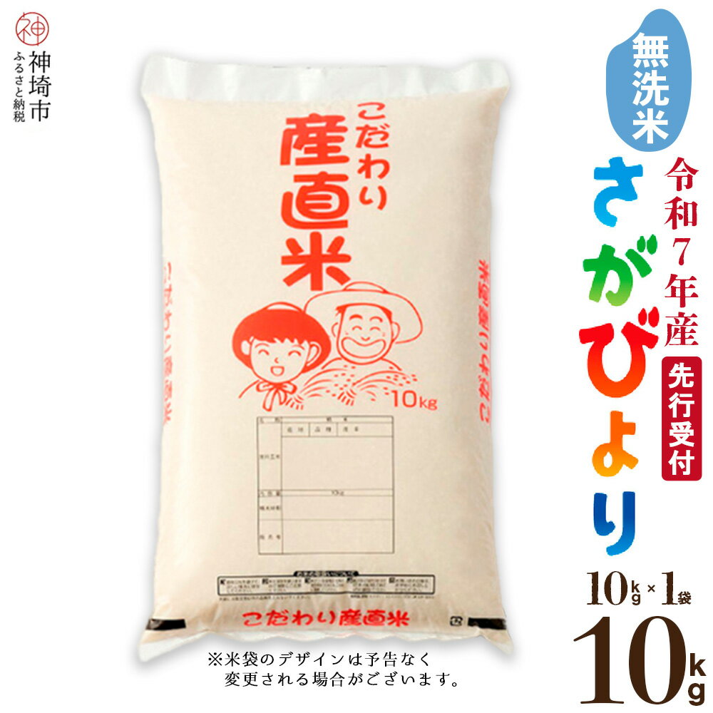 【ふるさと納税】【令和7年産 新米先行受付】さがびより 無洗米 10kg【さがびより 無洗米 10kg お米 おいしい ランキング 人気 国産 佐賀県産 ブランド 地元農家】(H061585)