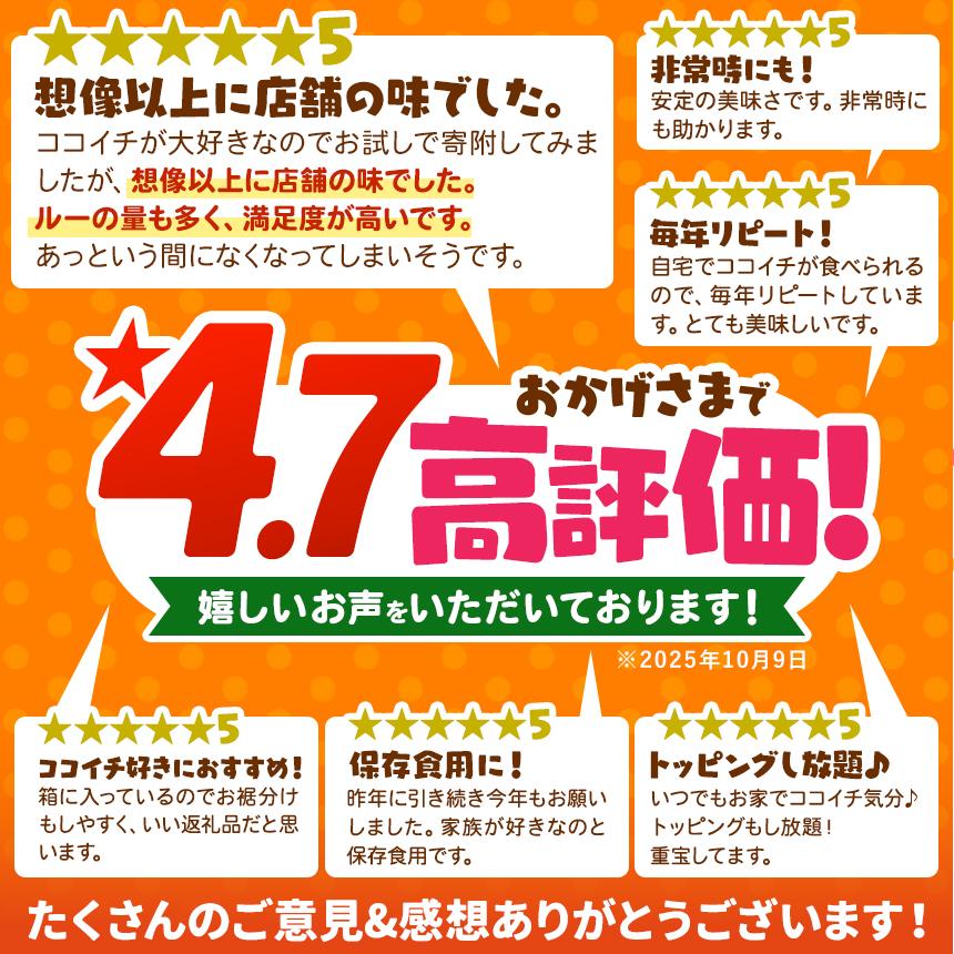 【定期便3回】ココイチ カレー Jセット (甘口ポーク30個)  (毎月お届け）｜カレー CoCo壱番屋 常温保存 非常食 簡単 時短 自宅用 キャンプ  ふるさと納税