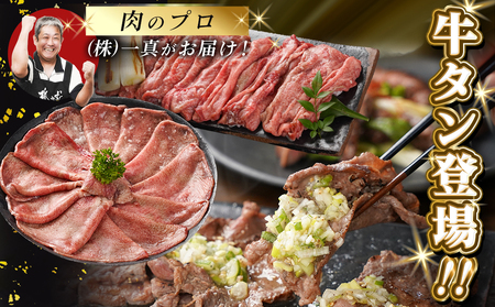薄切り牛タン塩麹漬け500g_LG-8403_(都城市) 外国産 牛タン 塩麹漬け 薄切り500g