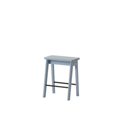 旭川家具 cosine シューラックスツール ブルー_04944【配送不可地域：離島・沖縄】【1736750】