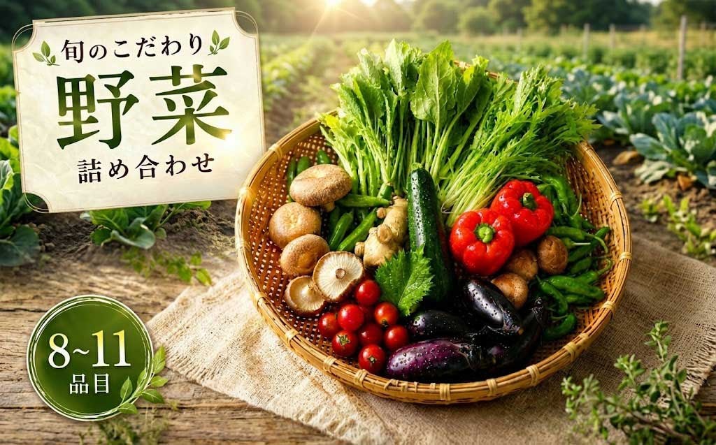 こだわりの新鮮野菜セット 8~11品目 | 野菜セット 新鮮 野菜 人気 季節の野菜 おすすめ 高知県 南国市
