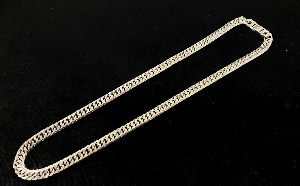 純チタン ネックレス 2.0Φ六面W喜平60cm【 チタン 純チタン 貴金属 ネックレス 高級 アクセサリー 高級アクセサリー 金属 ジュエリー 茨城県 つくば市 】