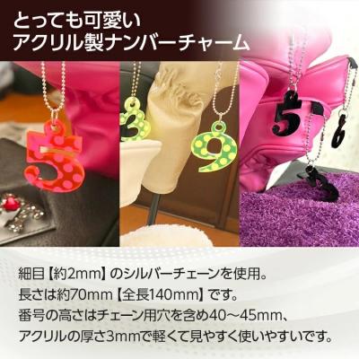 ふるさと納税 古賀市 【蛍光グリーン】アクリルナンバーチャーム |  | 01
