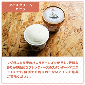 3ヵ月定期便 プレンティーズ バニラ 10個セット アイス アイスクリーム 氷菓 バニラアイス バニラ味 バニラ フレーバー バニラビーンズ スタンダードバニラ ローカルアイス ご当地グルメ お取り寄