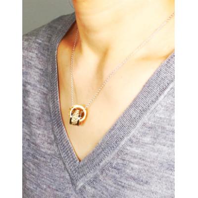 ふるさと納税 葛飾区 【葛飾ブランド認定の手編みジュエリー】PT900/K18手編みWトップ　1セット |  | 02